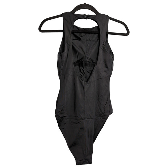 Andie Corsica One Piece Black Open Back Snap Closure Swimwear Bathing Suit S New - Picture 5 of 12